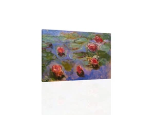 Claude Monet Lilies - CANVAS or PRINT WALL ART - Picture 1 of 2