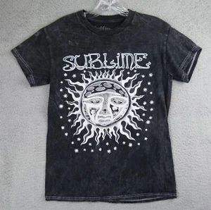 Sublime Unisex Adult Small Dark Gray / White Printed Logo 2023 T-Shirt - Picture 1 of 5