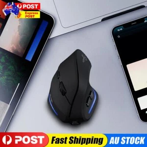 Wireless Vertical Ergonomic Optical Mouse Bluetooth-Compatible +2.4GHz 4800 DPI - Picture 1 of 10