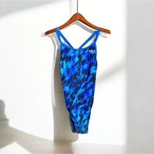🌻TYR Traje de baño de una pieza azul Draco Cutoutfit para mujer talla 32 | EXCELENTE estado... - Imagen 1 de 5