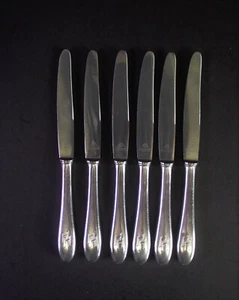 800er Silber Besteck - 6 Obstmesser - Monogramm HH - Gebrüder Reiner - Bild 1 von 4