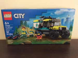 New Sealed LEGO CITY: 4x4 Off-Road Ambulance Rescue #40582 Jeep Motorcycle - Picture 1 of 3