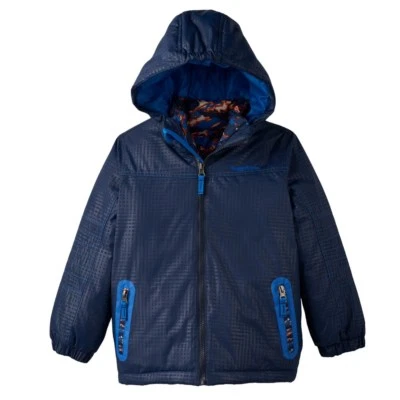 NUEVO CON ETIQUETAS Chicos 3T RUGGED BEAR 3-en-1 Sistemas Chaqueta Abrigo Reversible Foto 1 de 2
