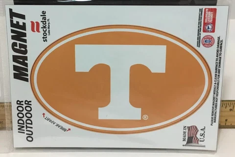 Tennessee Volunteers In Or outdoor Auto Magnet Collegiate Licensed Product New Cover