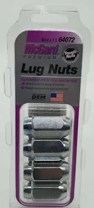 Mcgard 14  X 1.5 Cone Seat Closed End Premium Lugnut 4 Pc  - #64072 - Picture 1 of 5