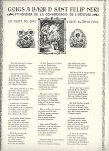 Gozo antiguo de San Felipe de Neri andachtsbild santino holy card santini - Picture 1 of 1