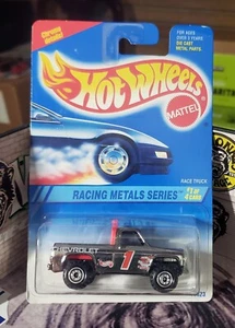 👓Hot Wheels 1995 #336🗻CAMIÓN DE CARRERAS Bywayman C/K 20 Pickup CROMO⭐CT Racing Metal - Imagen 1 de 7
