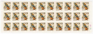 Scott #2476 American Kestrel Plate Block of 30 Stamps - MNH - Picture 1 of 1