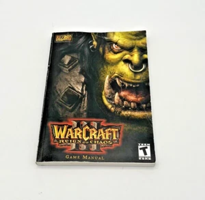 Warcraft III: Reign Of Chaos PC Game Manual Booklet (BOOK ONLY) Blizzard 2002 - Picture 1 of 5