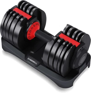 1pcs Adjustable Dumbbells 4.5 to 53 LBS 15 in 1 Free Weight Dumbbell Home Gym - Picture 1 of 7