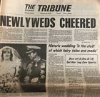 Princess Diana Wedding Original Tribune Newspaper 1981 Prince Charles Marriage
