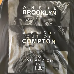 Hip Hop Tank Top Biggie Eazy E Tupac Size M - Picture 1 of 1