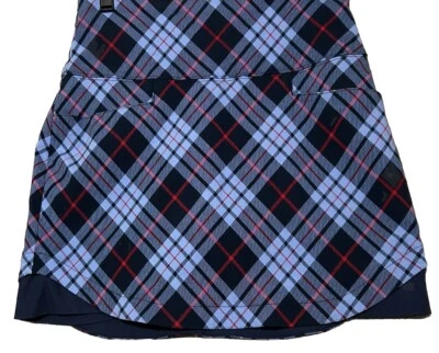 Lady Hagen Skort S Plaid Golf Tennis Athletic Skirt Stretch Shorts Underneath - Image 1 of 4