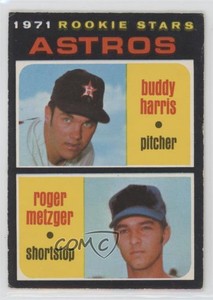 1971 O-Pee-Chee 1971 Rookie Stars Buddy Harris Roger Metzger #404 Rookie RC