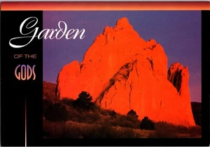 Postal Jardín de Arenisca Roja de los Dioses Colorado Springs Colorado Geología - Imagen 1 de 2