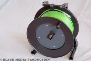 Cable de vídeo BNC HD-SDI SC-Vector 0,8/3,7 verde sobre tambor | jardinero de tele *NUEVO* - Imagen 1 de 6