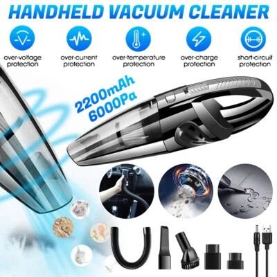 Cordless Handheld Vacuum Cleaner Rechargeable Portable Car Auto Home Wireless US - Image 1 of 4