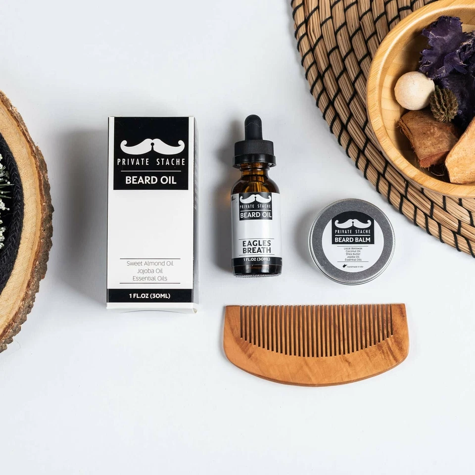 Private Stache Beard Care Kit.          Scent : Rise & Grind - Изображение 1 из 1