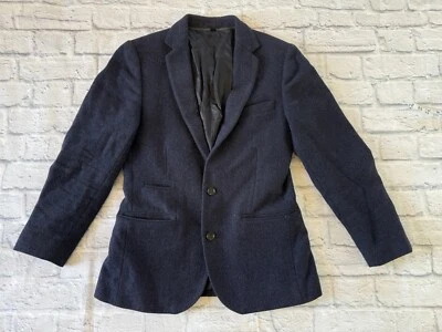 J.Crew Ludlow Blazer 36R Jacket Blue Tweed Herringbone   *Defect* - Image 1 of 4