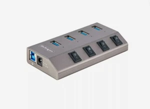 Startech 5G4AIBS-USB-HUB-NA 4 PORT USB 3.2/3.1 GEN 1/3.0 5GBPS HUB NEW - Photo 1/1