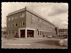 c1958 Sweden - Vasterås, Sturegatan - Snickergatan VIntage Picture Postcard - Picture 1 of 2