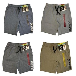 Hurley Boy's Adjustable Waist 4-Way Stretch Hybrid Shorts - Picture 1 of 5
