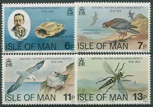 Isla de Man 1979 historia natural Philip Moore Kermode animales 138/41 sin usar - Imagen 1 de 1