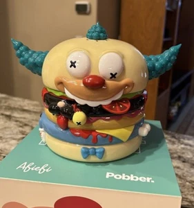 Figura de juguete de arte en vinilo Pobber Toys Springfield's Finesty Burger Simpsons - Imagen 1 de 6