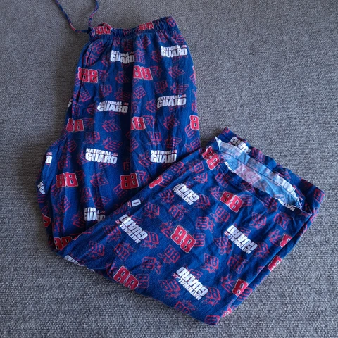 Dale Earnhardt Jr Pajama Pants Adult L 88 National Guard Lounge Sleepwear Cover