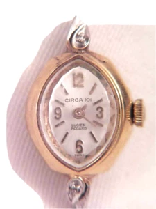 LUCIEN PICCARD GOLD PLATED DAMEN UHR SWISS - Bild 1 von 1