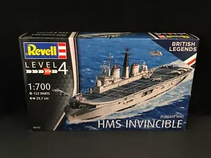 Revell HMS Invincible (Falklandkrieg) Plastikmodellbausatz im Maßstab 1:700 05172 Neu in versiegelter Verpackung - Bild 1 von 6
