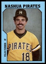 1985 TCMA Nashua Pirates Felix Fermin Nashua Pirates #9