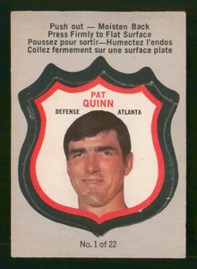 PAT QUINN 1972-73 O-PEE-CHEE PLAYER CRESTS 72-73 #1 EN MUY BUEN ESTADO+ 97322 - Imagen 1 de 2