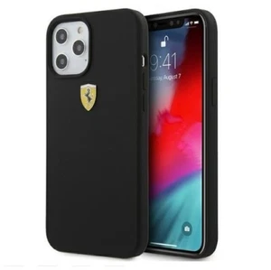 iPhone 12 Pro Max Ferrari Black, Silicone Case FESSIHCP12LBK - Picture 1 of 2