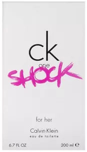 Calvin Klein CK ONE SHOCK FOR HER Eau de Toilette 200 ML NEUF - Bild 1 von 2