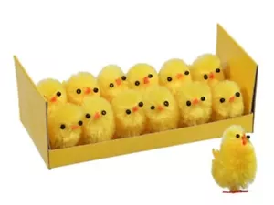 36 STK Küken Chenille gelb 3,2cm Osterküken Chenilleküken Dekoküken Ostern Deko - Bild 1 von 1