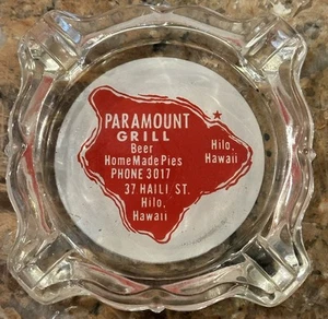 VTG PARAMOUNT GRILL HAWAII ASHTRAY PHONE 3017 - Picture 1 of 3