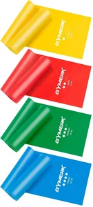 GYMERK Fitnessbänder Resistenz Wiederstands Bänder 4er Set 4,5 - 11,3 Kg, 1.8M - Bild 1 von 5