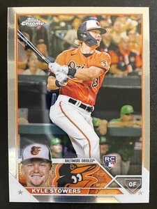Kyle Stowers 2023 Topps Chrome Baseball Rookie Card Baltimore Orioles #194 - Picture 1 of 2