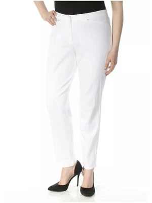 Pantalones ajustados blancos para mujer ALFANI 16 Foto 1 de 4