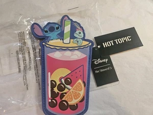 DISNEY HER UNIVERSE STITCH BOBA CARD HOLDER NEW - Picture 1 of 3