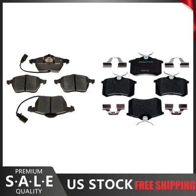 Pastillas de freno metálicas delanteras y traseras R-Line 2003 2002 para Audi A4 Quattro Foto 1 de 4