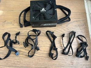 Corsair CX750M: 750 Watt 80+ Bronze Certified Semi-Modular ATX PSU - Afbeelding 1 van 1