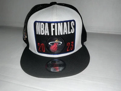 MIAMI HEAT 2023 NBA FINALS VESTUARIO MALLA GORRA/SOMBRERO SNAPBACK NEW ERA NUEVO Foto 1 de 4
