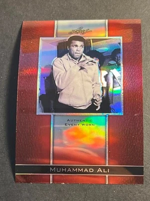 2011 Red Acetate Refractor Finish PROOF w/o Event Worn Piece Muhammad Ali #34 - Image 1 of 2