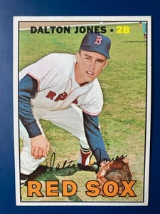 1967 topps baseball #139 Dalton Jones Boston Red Sox NM - Picture 1 of 2