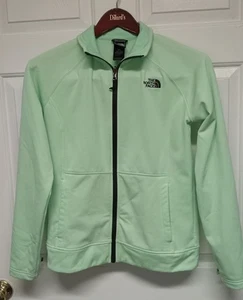 The North Face Damen grün Langarm Reißverschluss vorne Stehkragen Jacke Gr. M - Bild 1 von 5