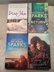 4 X Nicholas Sparks. Paperback Books (Bundle/Job Lot) #F254 - Picture 1 of 2