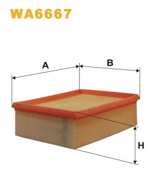 Air Filter fits PEUGEOT 206 2.0D 99 to 09 Wix Genuine Top Quality Guaranteed New - Image 1 of 4