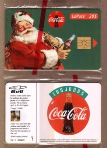 20 $ Coca-Cola Santa Hält Eine Flasche Coke VERSIEGELT! Telefonkarte - Picture 1 of 1